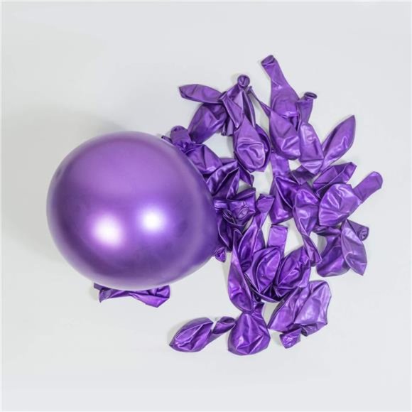Purple Balloon Arch Garland Kit-Macaron Purple Balloon Metallic Purple Balloon - Picture 4 of 7